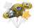 Anagram International Inc Green Bay Packers Bouquet -NJ 
