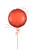 Anagram International Inc Metallic Orange Round -NJ 