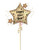 Anagram International Inc Happy New Year Sparkle Star Satin 
