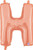 Betallic LLC 14in Rose Gold Letter H 
