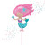 Anagram International Inc Shimmering Mermaid -NJ 