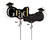 large class dismissed graduation balloon black gold silver north nj balloon delivery