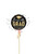black gold grad stripes balloon dallas graduation delivery