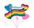 Anagram International Inc Pride Flag Bouquet -NJ 