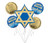 Anagram International Inc Hanukkah Star of David Bouquet -NJ 
