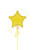 Anagram International Inc Vibrant Yellow Star - HOU 