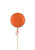 Anagram International Inc Metallic Orange Round -HOU 