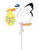 Betallic LLC Bundle of Joy Baby Stork -HOU 