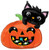 Anagram International Inc Cat & Candy Pumpkin 