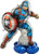 Anagram International Inc Avengers Captain America Airloonz -HOU 