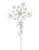 Anagram International Inc Satin Winter Wonderland Snowflake -HOU 