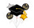 Anagram International Inc Congrats Grad Black Cap Bouquet 