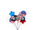 CTI Industries Corporation Patriotic Motorcycle Bouquet -CD 