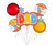 Anagram International Inc Happy Father's Day Graphic Grids Bouquet 