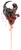 Jurassic World Rebirth raptor foil balloon