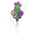 Anagram International Inc Satin Majestic Fleur De Lis 