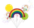 Anagram International Inc You Are Amazing Rainbow Bouquet