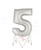Betallic LLC Silver Number 5 -HOU 
