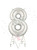 Betallic LLC Silver Number 8 -HOU 