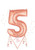 Betallic LLC Rose Gold Number 5 -HOU 