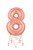 Betallic LLC Rose Gold Number 8 -HOU 