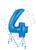 Betallic LLC Blue Number 4 -HOU 