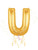Betallic LLC Gold Letter U -HOU 
