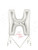 Betallic LLC Silver Letter H 