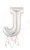 Betallic LLC Silver Letter J 