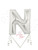 Betallic LLC Silver Letter N -HOU 