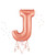 Betallic LLC Rose Gold Letter J -HOU 