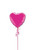 Metallic Fuchsia Heart