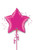 Pioneer Balloon Large Magenta Star 
