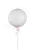18 inch white round foil balloon helium balloon nyc balloon delivery white round balloon