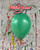 11in Standard Fashion Green Balloon -HOU