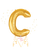 Gold Letter C