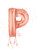 Betallic LLC Rose Gold Letter P 