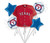 Anagram International Inc Texas Rangers Bouquet 