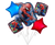 Spiderman animated birthday balloon bouquet NYC delivery