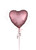 Anagram International Inc Satin Luxe Rose Copper Heart 