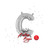 Betallic LLC 14in Silver Letter C 