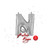 Betallic LLC 14in Silver Letter N  Betallic LLC 14in Silver Letter N