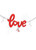 Northstar Balloons LLC Love Script Red 