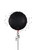 Anagram International Inc Satin Luxe Black Round 