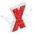 Qualatex Framed Letter X 