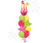 flamingle tropical large bouquet nyc tropical balloon bouquet flamingo drink balloon delivery