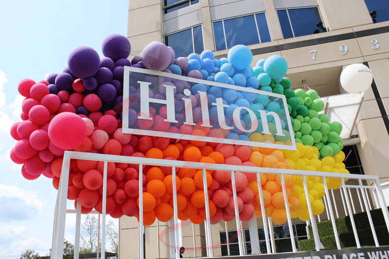 Hilton Float Pride Month Balloon Kings