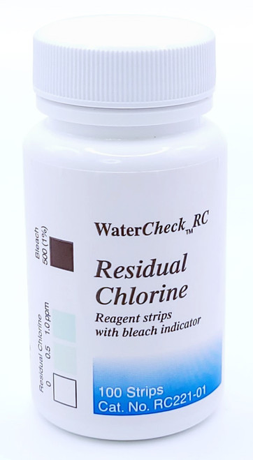 WaterCheck™ RC
The Most Versatile Chlorine/Bleach Test Strip