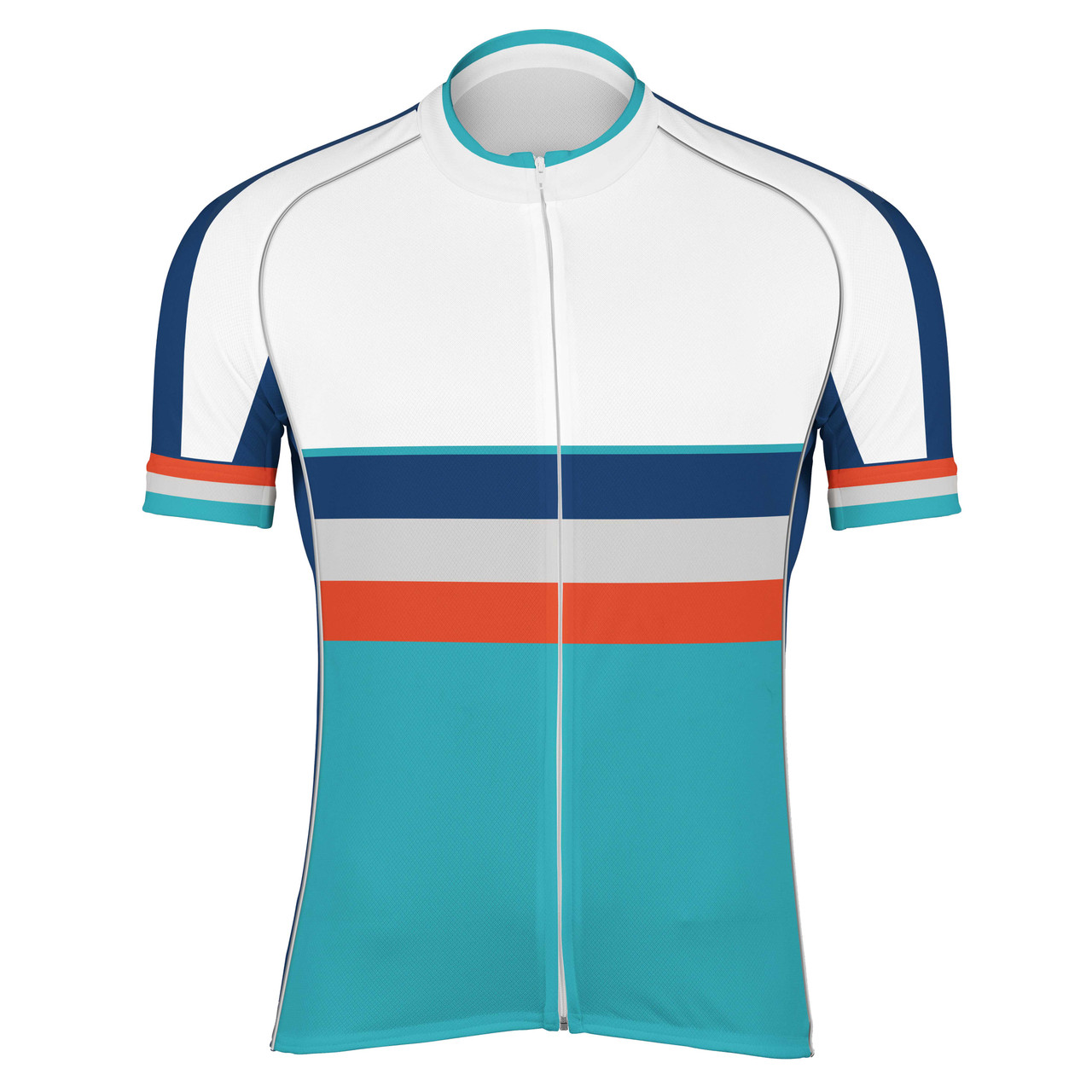 Men's Blue Stripe Cycling Jersey