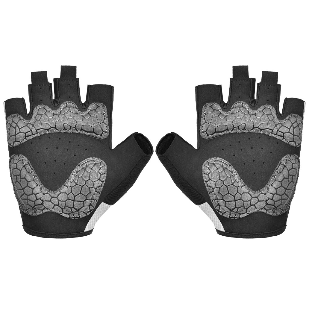 Spire Cycling Gloves Half Finger White